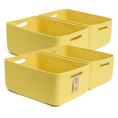 MiniArk large storage basket 17x13x7.5 inches for organized clothes and blankets.