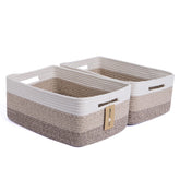 MiniArk large storage basket in full view, ideal for closet organization and easy access