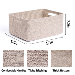 MiniArk large storage basket folded packaging hint for nurseries and closets