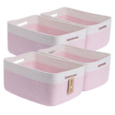 MiniArk large storage basket in closet setup for organized wardrobe and easy access.
