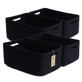 MiniArk large storage baskets front view showing ample capacity for clothes and blankets