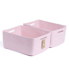MiniArk large storage baskets on a shelf for easy access and organization.