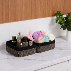 MiniArk toy storage basket keeps children's small toys tidy.