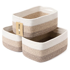 MiniArk small storage basket on desk for cosmetics and accessories, ideal for organization