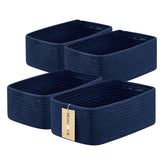 MiniArk small storage baskets in navy, compact size perfect for cosmetics and keys.