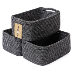 MiniArk small storage baskets show compact size ideal for cosmetics and small items.
