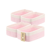 MiniArk small storage basket front view for compact closet organization.