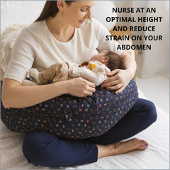 MINICAMP wrap-around nursing design offers secure feeding support.