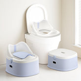Minimiss 3-in-1 potty in blue, toddler potty mode for mess-free training.