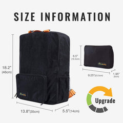 Minne Baby travel bag in water-resistant nylon protects strollers during travel.