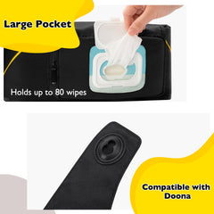 Minne Baby Upperkids Essentials Bag covert-entry pocket secures the phone