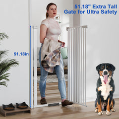 Mino Kesper adjustable-width gate fits stairs and doorways securely.