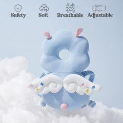 MINOCHI cotton back cushion provides soft support for baby's back.