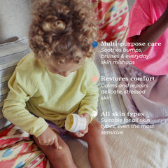 MINOIS balm soothing minor rash on toddler skin