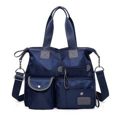 MINTEGRA nylon tote bag with waterproof exterior for daily use and rain protection.