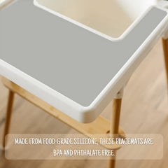 Mintlyfe slip-resistant placemat helps cups stay upright during meals.