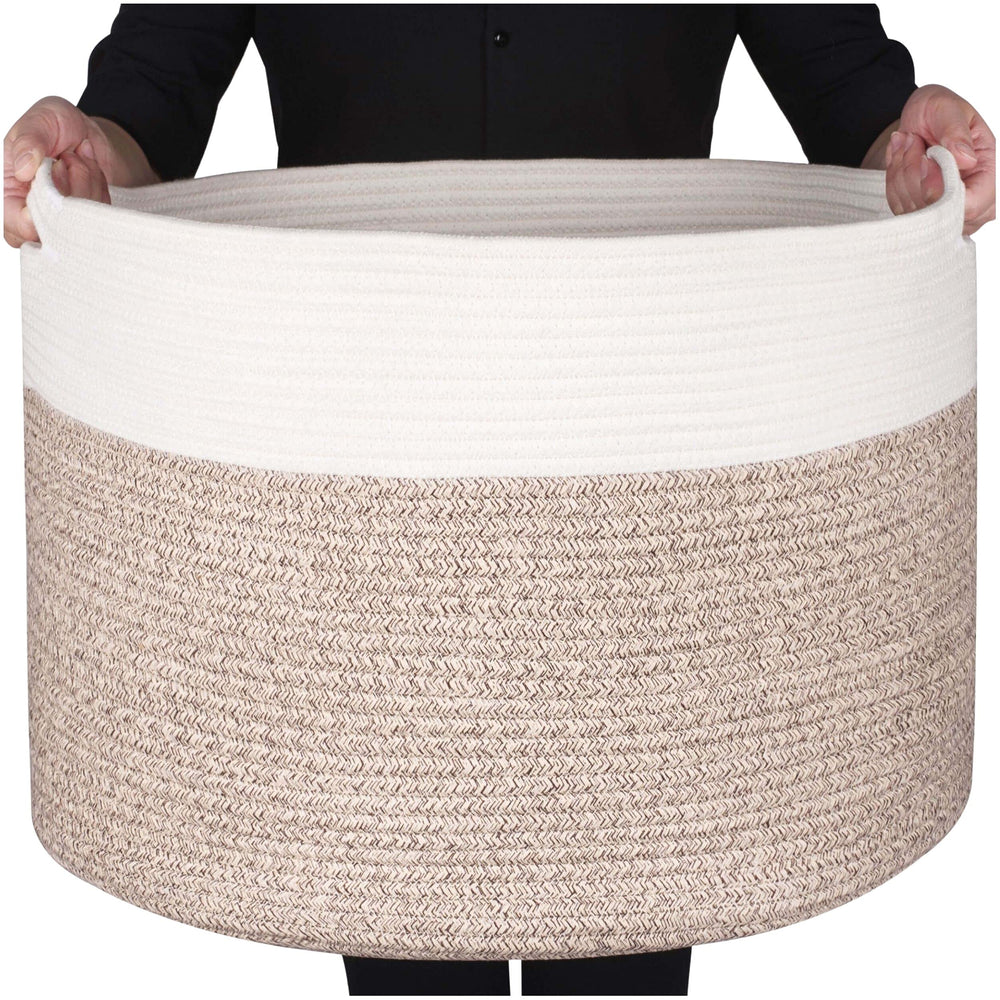 MINTWOOD Design extra-large storage bin keeps bulky items organized.
