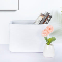 MINTWOOD Design woven storage baskets on display add stylish storage to shelves