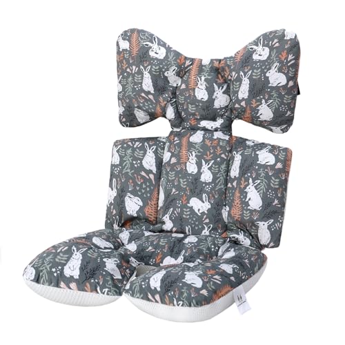 Miracle Baby Baby Seat Pad Liner front view shows universal fit and comfort.