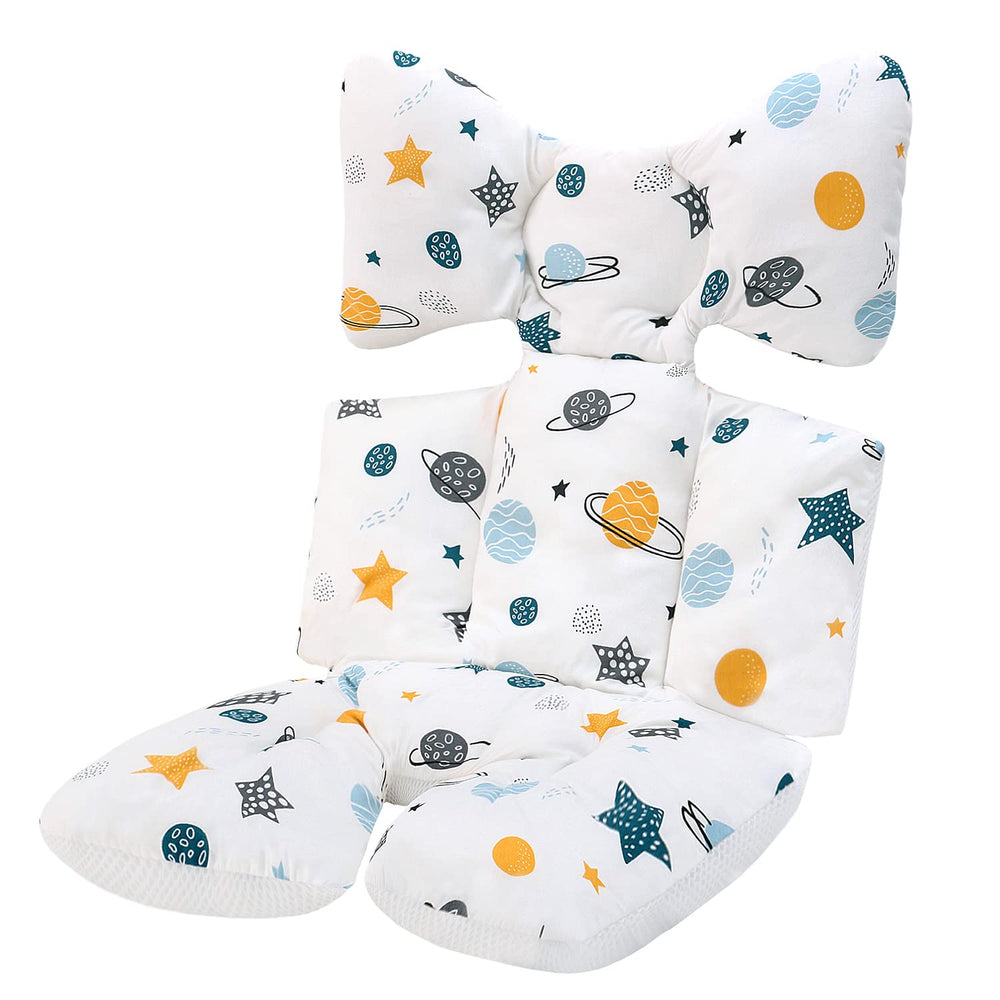 Miracle Baby Baby Stroller Liner shows reversible fabric for cozy comfort.
