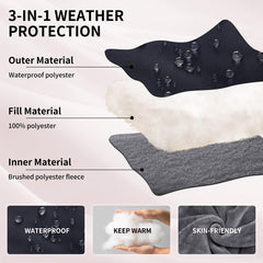 Miracle Baby bunting bag plush fleece lining provides warmth