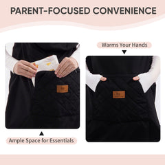 Detachable liner feature on Miracle Baby Carrier Cover for easy cleaning and quick changes