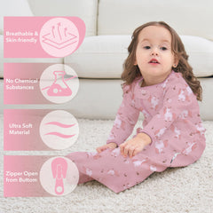 Miracle Baby 100% cotton sleep sack is breathable for sensitive skin