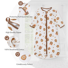 Miracle Baby sleep sack with bottom two-way zipper for quick diaper changes.