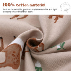 Miracle Baby sleep sack bottom-up zip for easy diaper changes.