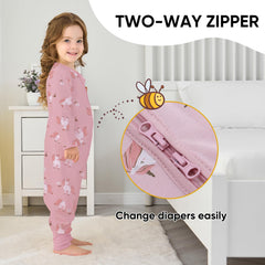 Miracle Baby sleep sack leg area design for natural frog-leg posture