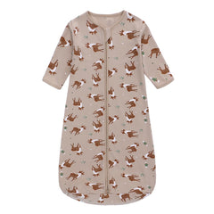 Miracle Baby sleep sack long sleeve 12-18m on baby, soft and breathable.