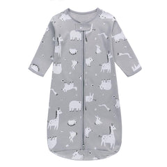 Miracle Baby Sleep Sack long sleeve fabric closeup highlights soft 100% cotton texture for gentle skin contact.