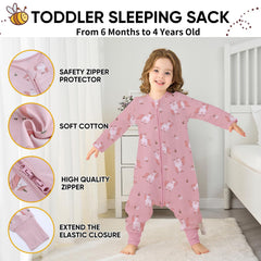 Miracle Baby sleep sack zipper protector visible on the zipper