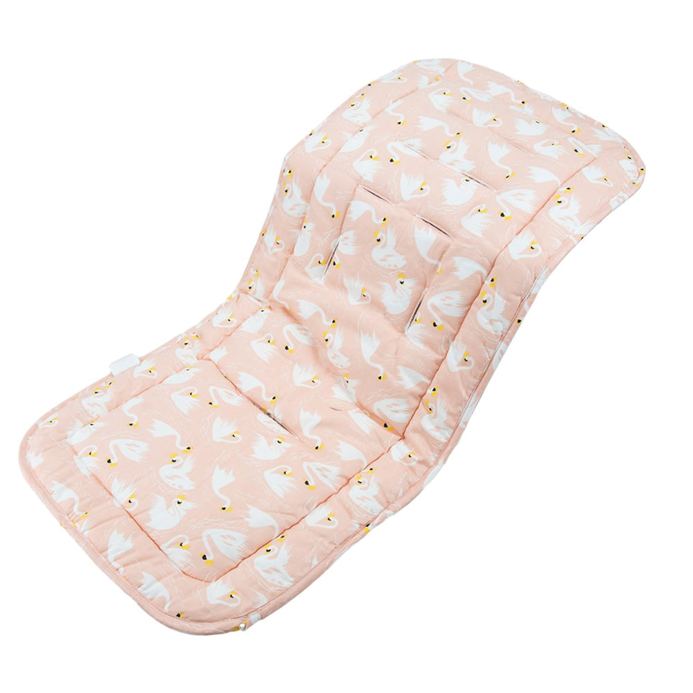 Miracle Baby stroller seat liner with breathable cotton surface for comfort.