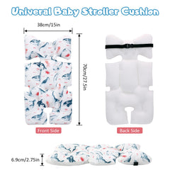 Miracle Baby stroller seat pad breathable 3D mesh close-up shows airflow.