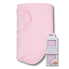 Miracle Blanket swaddle wrap arm hug pink for a snug fit that helps calm newborns.