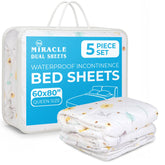 Miracle Dual Sheets bed coverage full mattress keeps surface leak-free for a restful night.