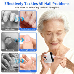 MIRAIWATIMO electric nail-clipper USB charging for convenient power on the go.