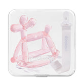 Miraloop crystal jelly baby teether close-up showing safe food-grade silicone