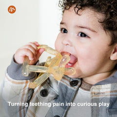 Miraloop teether with storage box in product shot highlights organization