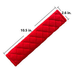 MIRKOO seat belt pad universal fit provides versatile comfort for cars and bags
