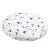 Misounda baby reflux pillow front view showing gentle incline for comfortable feeding