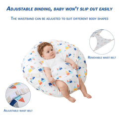 Misounda baby support pillow soft cotton cover highlighting breathable fabric
