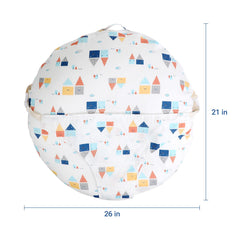 Misounda inner sponge core pillow providing stable supportive posture