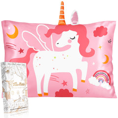 Miss Adola unicorn 3D design pillowcase boosts bedtime imagination