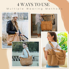 Miss Fong diaper bag tote interior with organized pockets for essentials.