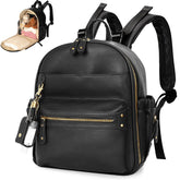 miss fong small diaper bag front view showing organized pockets for quick access