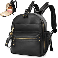 miss fong small diaper bag front view showing organized pockets for quick access