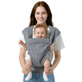 MISSWISDOM baby carrier with head support for secure newborn carrying and comfort.
