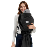MISSWISDOM baby carrier on person shows universal fit for every wearer